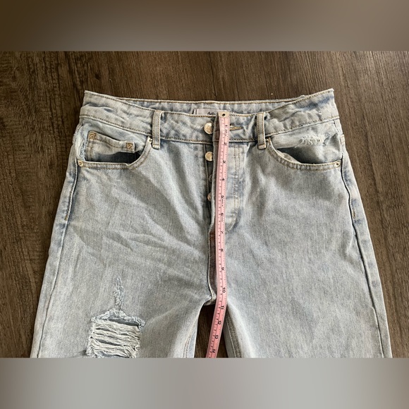 Adika Cheyenne Light Wash Cow Print Pocket Jens - Picture 4 of 7